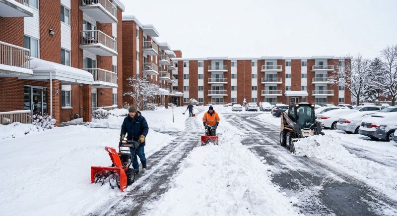 Parking Area Snow Removal in Long Island, NY