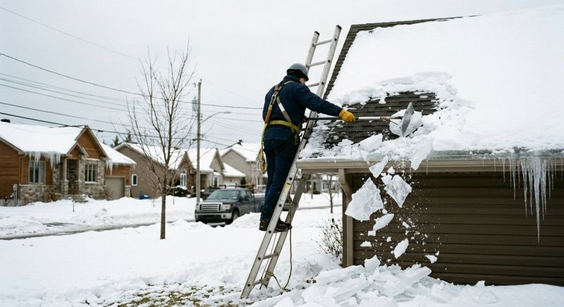 Roof Ice Dam Removal in Tacoma, WA